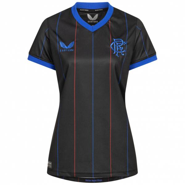 Glasgow Rangers FC CASTORE Kobiety Koszulka wyjazdowa TF0556NS-CZARNY
