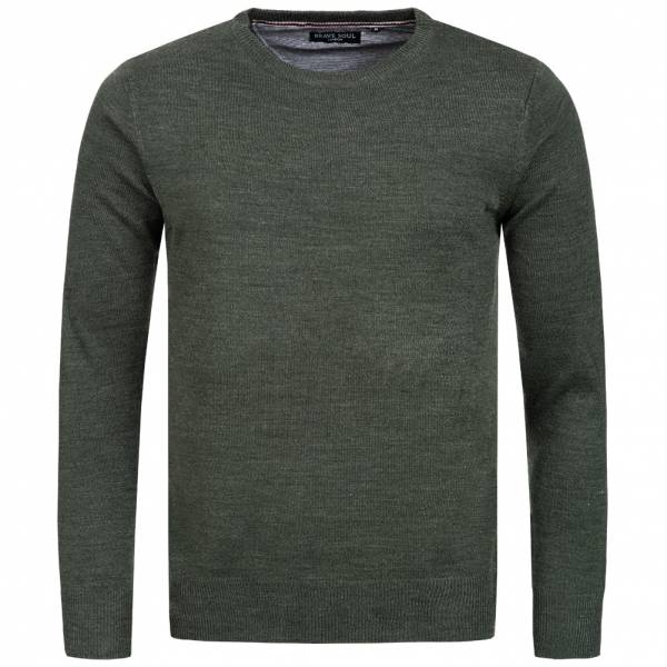 BRAVE SOUL Parsec Crew Neck Herren Sweatshirt MK-279PARSECX1 Khaki