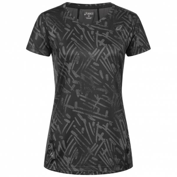 ASICS Allover Graphic Damen Laufshirt 121645-0136 schwarz XS