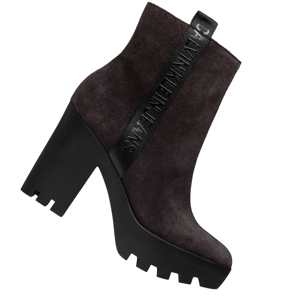 calvin klein high heel boots