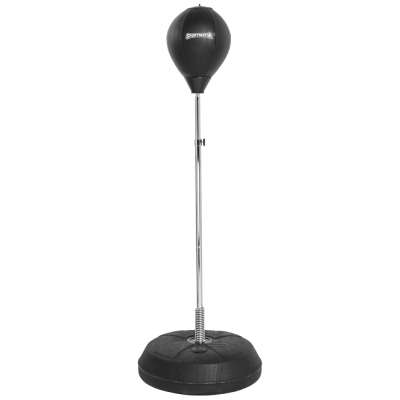 Punching Ball SPORTINATOR Sur Pied - Lot Avec Gants, Hauteur Réglable 125-150 Cm, Pour Entraînement Boxe