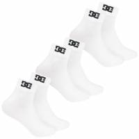 DC Shoes Quarter Unisex Skarpety 3 pary biały DC-21 ĆWARTOŚĆ
