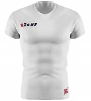 Zeus Fisiko Baselayer Maglietta aderente a maniche corte bianco