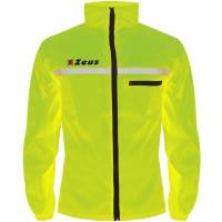 Zeus Hombre Chaqueta de running reflectante amarillo