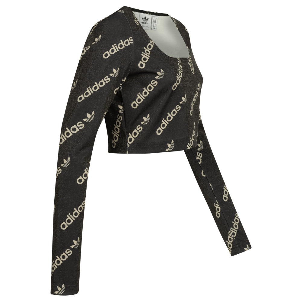 adidas Originals Women Long-sleeved Crop Top HM4894 | SportSpar.com