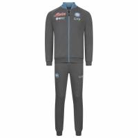 SSC Neapel EA7 Emporio Armani Hombre UEFA Chándal gris EASSCN23R16-MAGNET