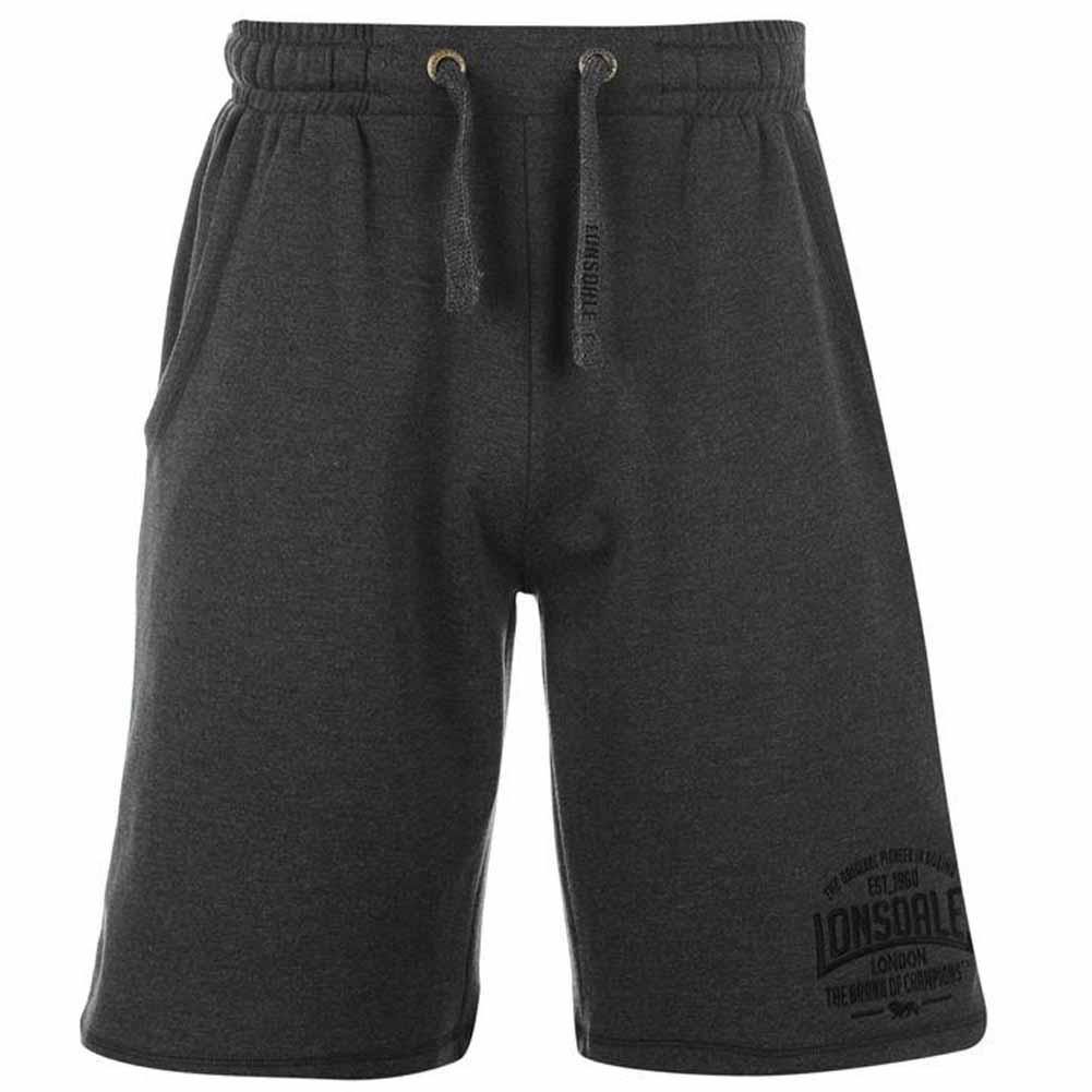 Lonsdale Men's Sweat Shorts 632244 Gray Charcoal M