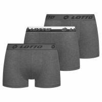Lotto Retro Mężczyźni Bokserki 3-pak szary MBXX1002NET-GREY
