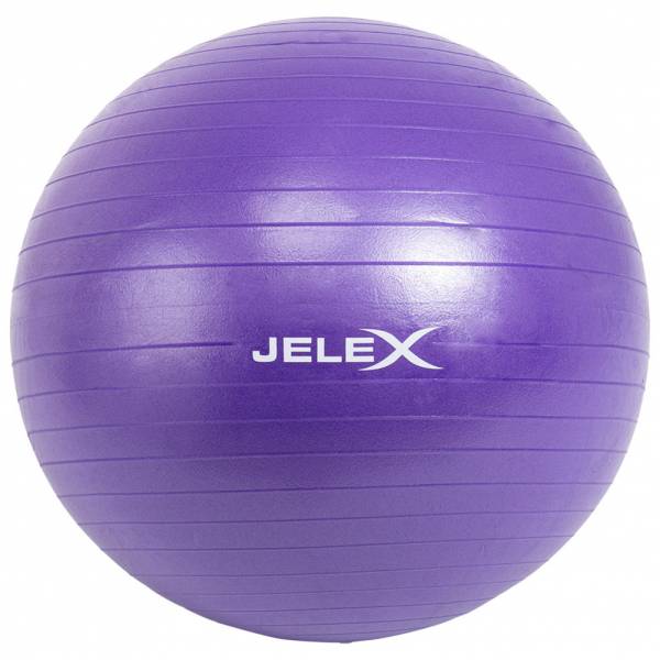 JELEX Pelota de yoga y fitness con bomba 65cm violeta