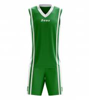Zeus Kit Bozo Camiseta de baloncesto + Pantalones cortos 2 piezas verde/blanco