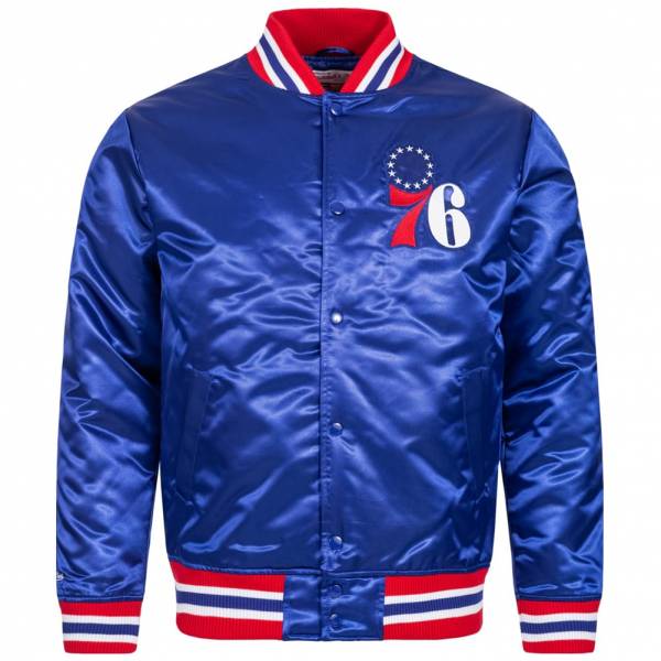 Mitchell & Ness Philadelphia 76ers Herren Satin Jacke MN-NBA-6390-PHIL76-ROY
