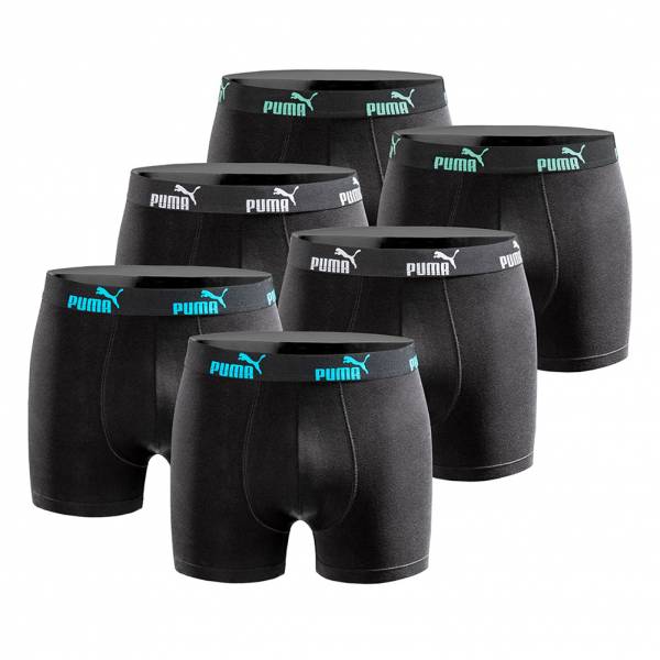 PUMA Boxer Hombre Calzoncillos bóxer Pack de 6 Combinación negra 100003547-3727-050-6
