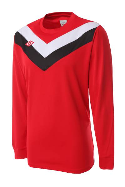 Umbro Chevron Jersey Fußball Trikot vermillion/schwarz/weiß