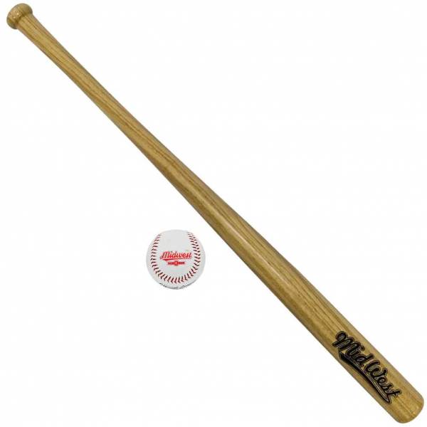 Midwest Slugger Kij baseballowy z piłką w zestawie MS410