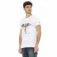 Vista previa: TRUSSARDI Action Hombre Camiseta Blanco 2AT24001 Vista previa: TRUSSARDI Action Hombre Camiseta Blanco 2AT24001