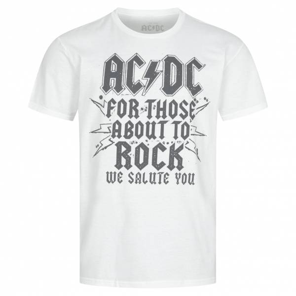 ACDC Salute Uomo T-shirt POMTS144WHT