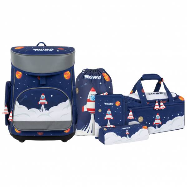 MUWO &quot;Lil Elon&quot; Kids Schoolbag Set 5 pcs.