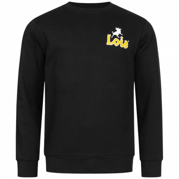 Lois Jeans Small Logo Herren Sweatshirt 3E-LSSRNM-SL-Black