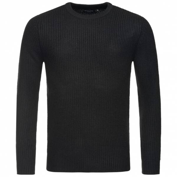 BRAVE SOUL Fulton Rib Detail Herren Sweatshirt MK-230FULTONB Black