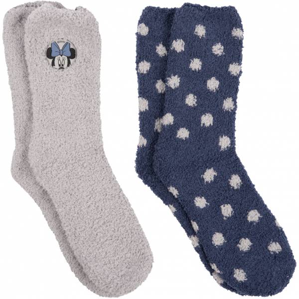 Minnie Maus Disney Damen Kuschelsocken 2 Paar 1003435