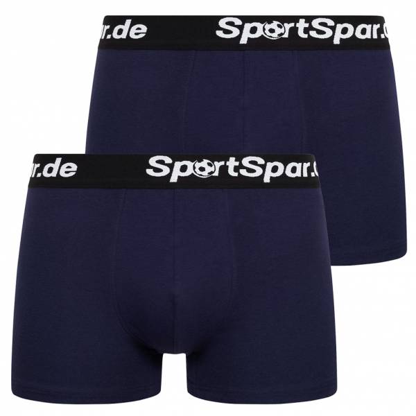 Sportspar.de Hombre &quot;Double Sparbuchse&quot; Calzoncillos bóxer Pack de 2 azul