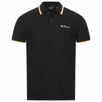 BEN SHERMAN Twin Tipped Men Polo Shirt 0076270NR-BLACK