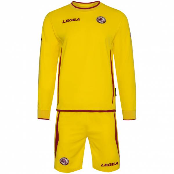 AS Livorno Calcio Legea Herren Langarm Trainings Trikot Set