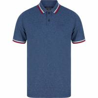 Tokyo Laundry Thornwood Men Polo Shirt 1X15426R1 Washed Blue