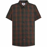 Lambretta Check Uomo Camicia a maniche corte RWIS1457-KHAKI