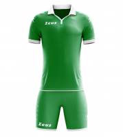 Zeus Kit Scorpion Trikot + Shorts Set verde/bianco