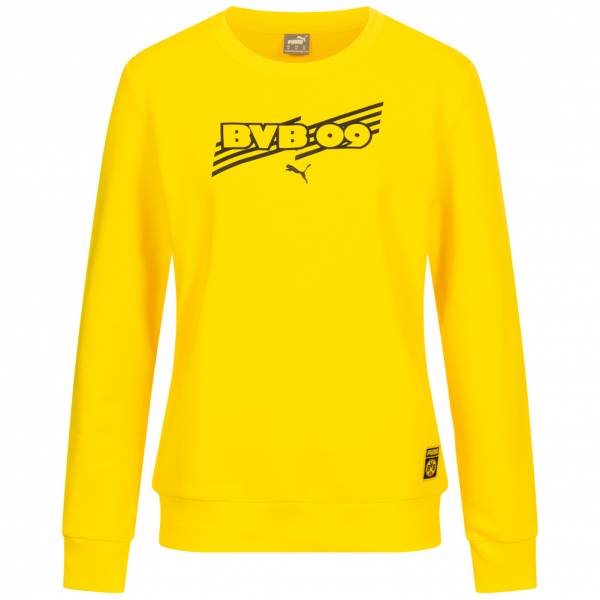 Borussia Dortmund BVB PUMA FtblCore Equipaggio Donna Felpa 759987-01