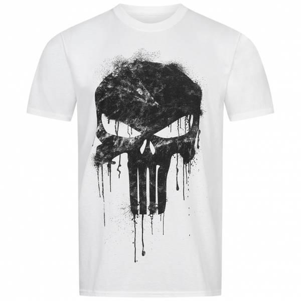 Le Punisher de Marvel Skull Hommes T-shirt FBMTS424WHT