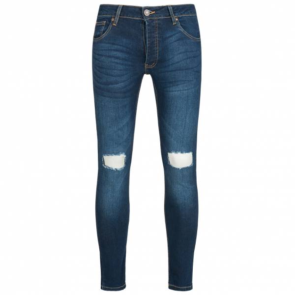 BRAVE SOUL Acton Stretch Skinny Denim Cut Out Hommes Jean MJN-ACTON