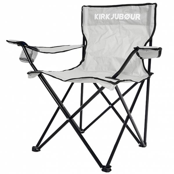 KIRKJUBØUR® "Njörd" Chaise de camping gris