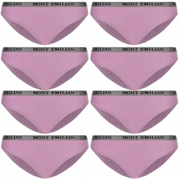 MONT EMILIAN &quot;Grenoble&quot; Women Briefs 8-pack purple