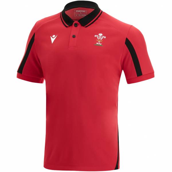 Reprezentacja Walii w rugby WRU macron Mężczyźni Rekreacyjna koszulka polo 58538490