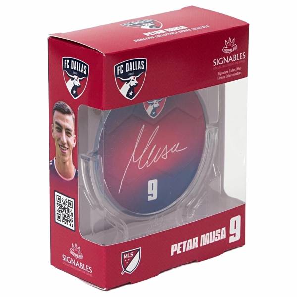 FC Dallas Petar Musa #9 Pallone da calcio Oggetto da collezione 14 cm 850056417365