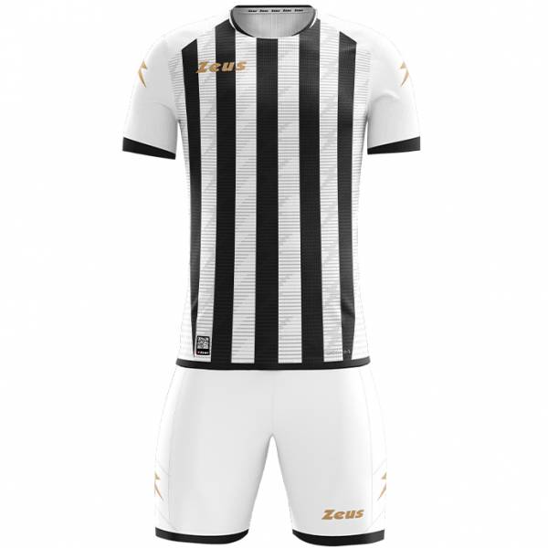 Zeus Icon Teamwear Set Jersey with Shorts black white