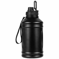 Vista previa: SPORTINATOR "Hydrated" Fitness acero inoxidable Botella 2,2l negro Vista previa: SPORTINATOR "Hydrated" Fitness acero inoxidable Botella 2,2l negro