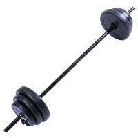 Bench Set barra de pesas con discos de cemento 20 kg BS2315