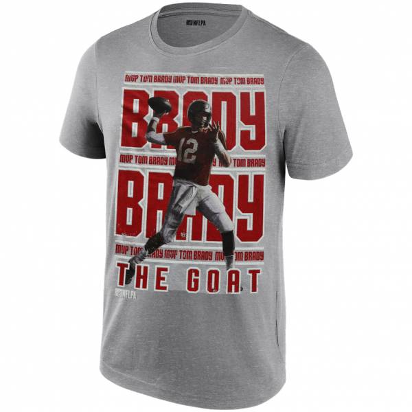 Tom Brady Stacked Tampa Bay Buccaneers NFL Mężczyźni T-shirt NFLTS01MG