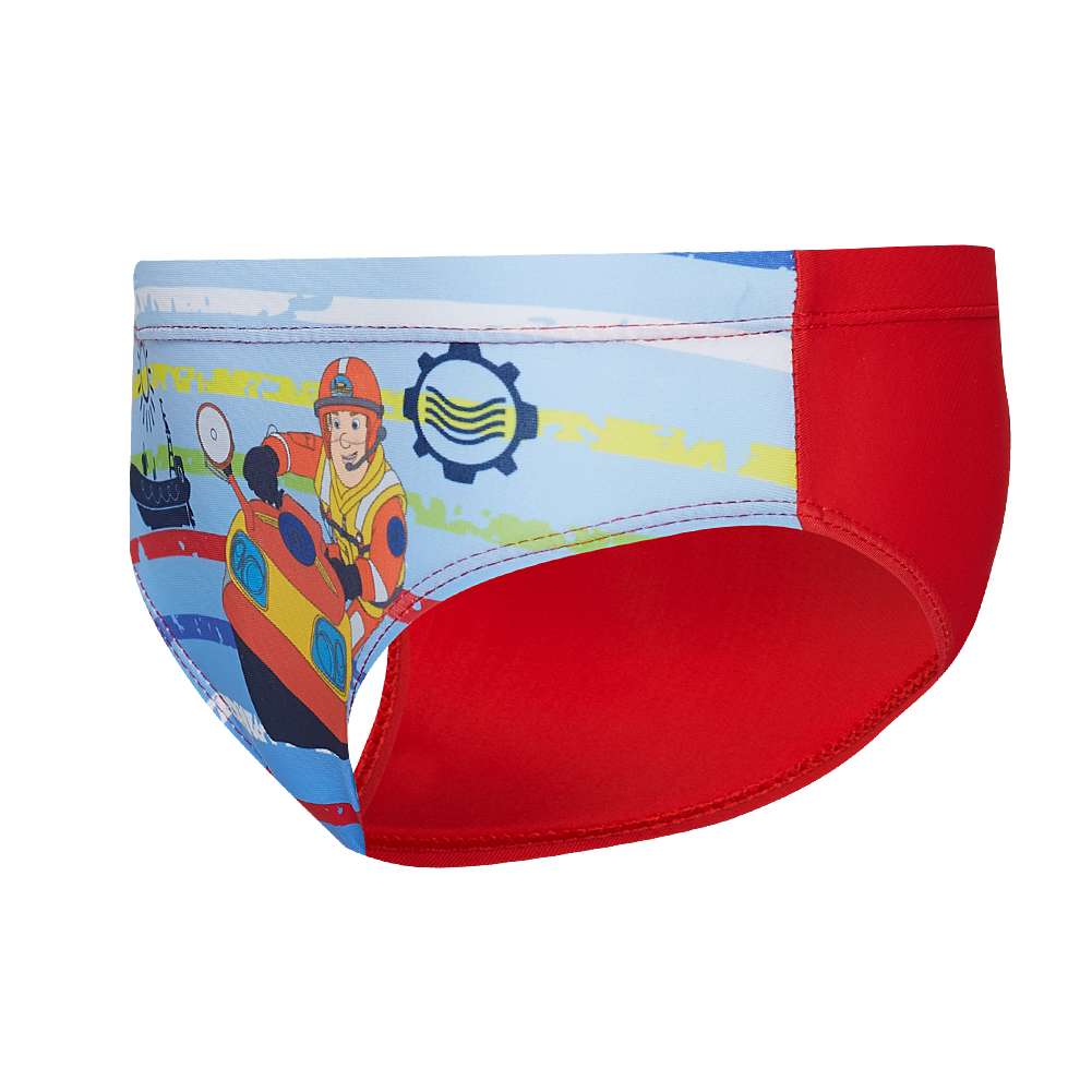 Sam le pompier Garcon Slip de bain SE1832 rouge sport outlet