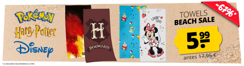 Lizenz Towels BEACH SALE solo 5,99 €