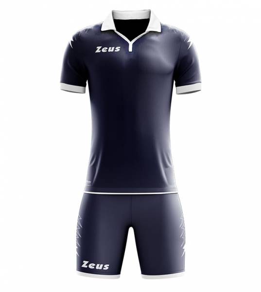 Zeus Kit Scorpion Trikot + Shorts Set blu/bianco