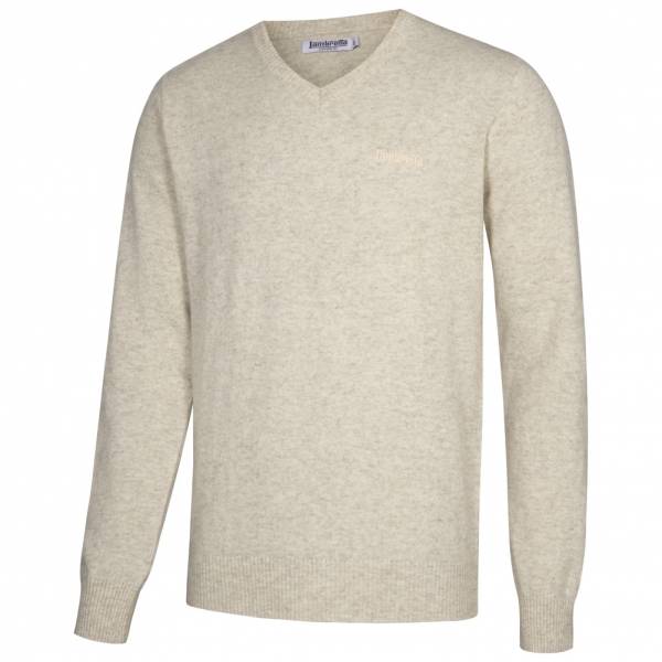 Lambretta Lambswool Sweater Herren Lammwolle Sweatshirt RWIK0045-ICE MARL
