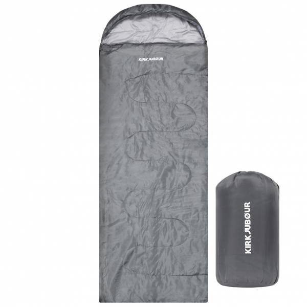 KIRKJUBØUR® "Søvn" Outdoor Sleeping Bag 220 x 75 cm 15 °C grey