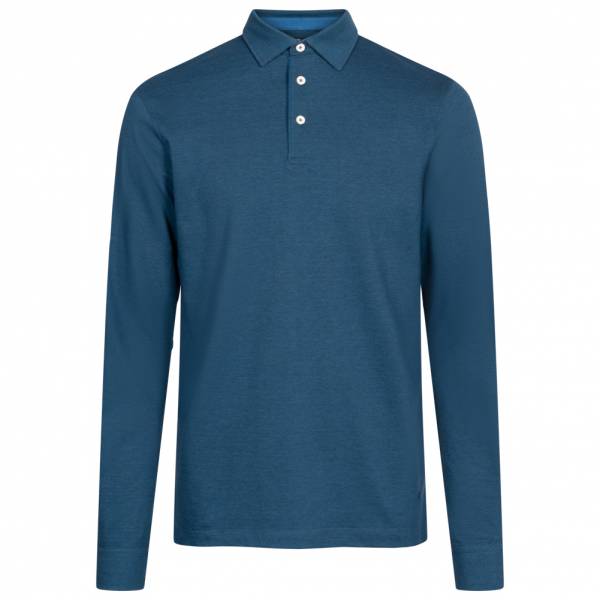 Hackett London Blend Herren Langarm Wolle Polo-Shirt HM550804-575