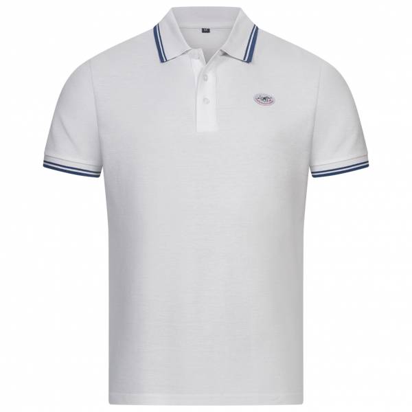 EUROPEAN POLO CHAMP Hommes Polo EPCPOLOS-BLANC