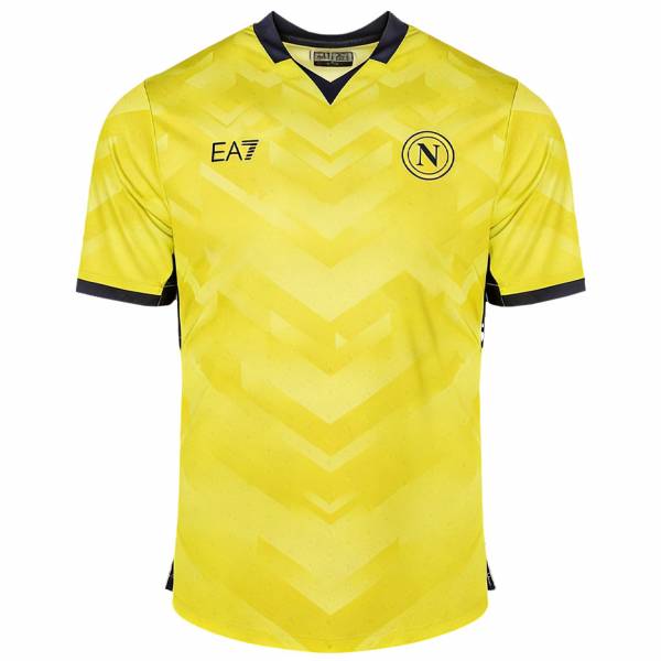 SSC Napoli EA7 Emporio Armani Bambini/Uomo Maglia da portiere in casa EASSCN25W07K