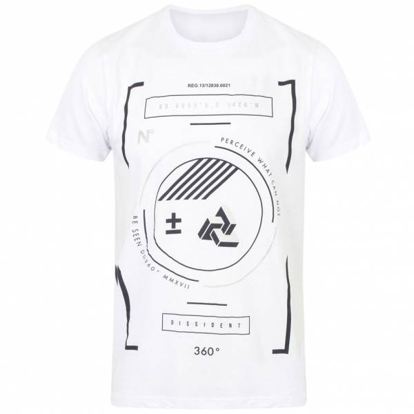 Circulaire DNM Dissident Hommes Motif T-shirt 1C10810 Optic White